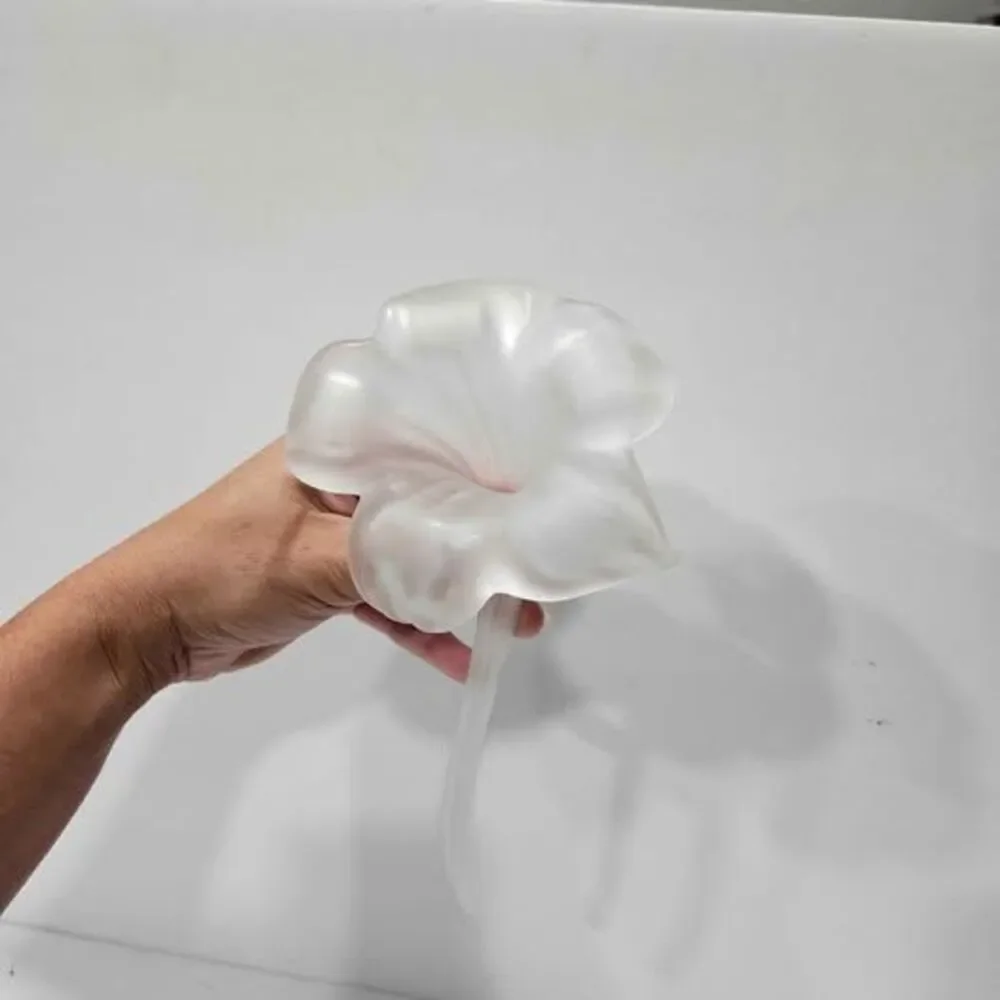 Frosted Glass Flower Decoration